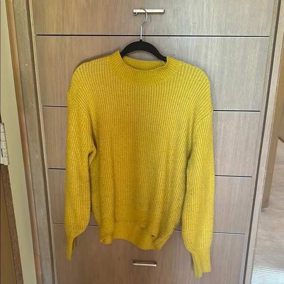 Yellow Knit Sweater - Picture 1 of 4